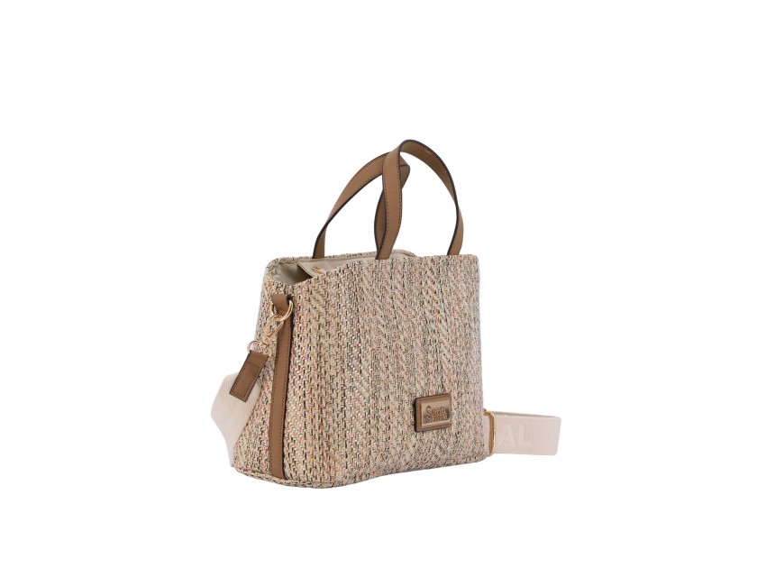 Bolso rafia de mano CLARISSE
